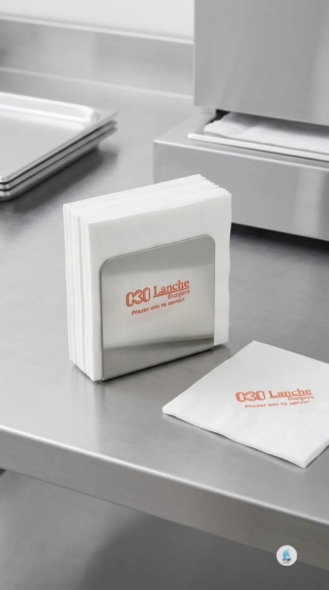 Guardanapo de Papel Coquetel Personalizado com sua Arte