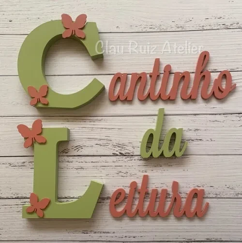 Nome de Parede em mdf - Decoração Bebê e Infantil