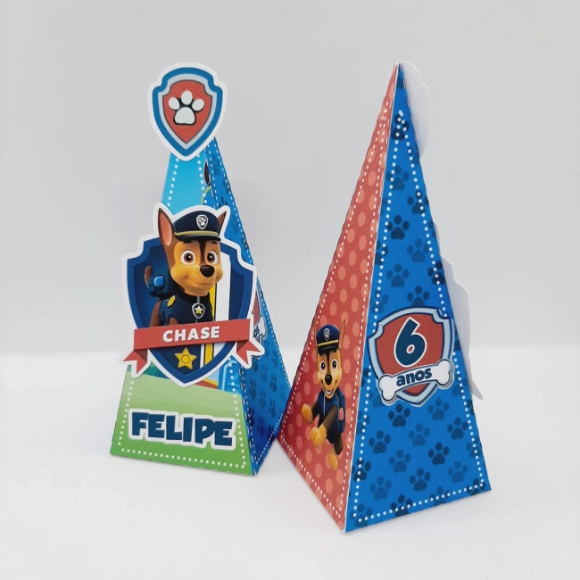 PEGUE E MONTE - Kit Festa PATRULHA CANlNA - Decoração de Festa - Caixinhas Personalizadas