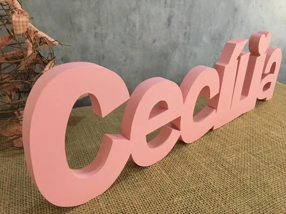 Letras de MDF -Nomes