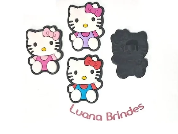 Ponteira P/lápis Hello Kitty 4cm Pacote com 6 Unidades