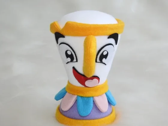 Zip em Feltro - Personagem da Bela e a Fera - Chamar Chat