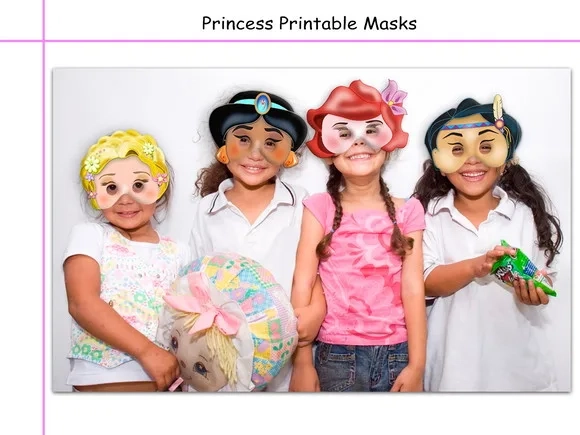 Arquivos em PDF Máscaras das Princesas Disney - Cod 67