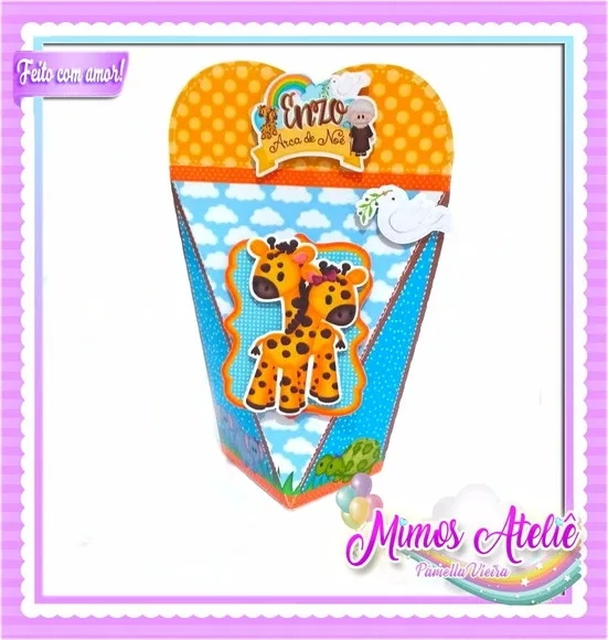 Kit 30 Lembrancinhas Arca de Noé