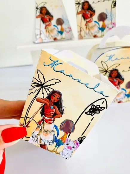 Kit 60 Lembrancinhas Moana