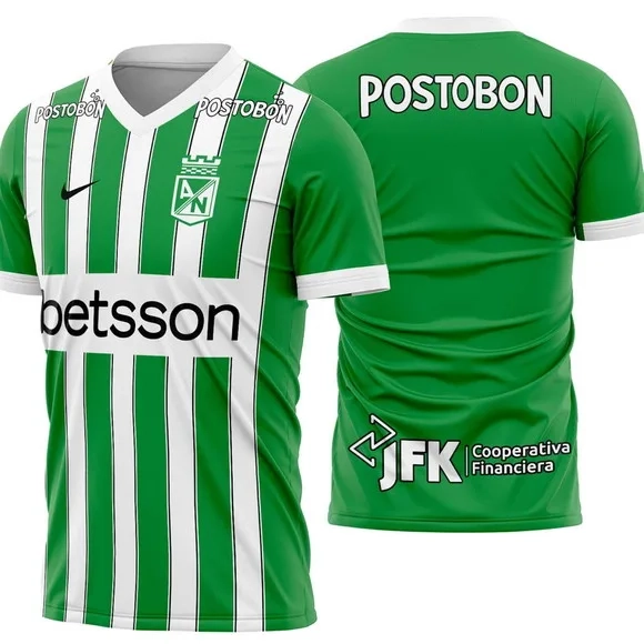 Arte Vetor Camisa Atletico Nacional Local 2026