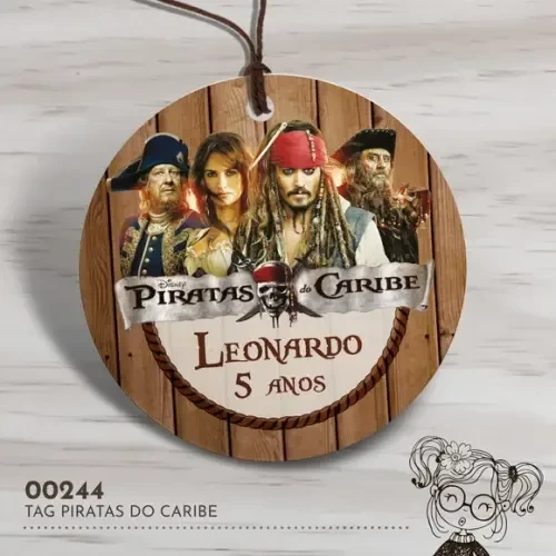 Tag Redonda Piratas do Caribe - 00244