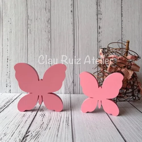 Dupla de Borboletas de Mesa Decoração Bebê