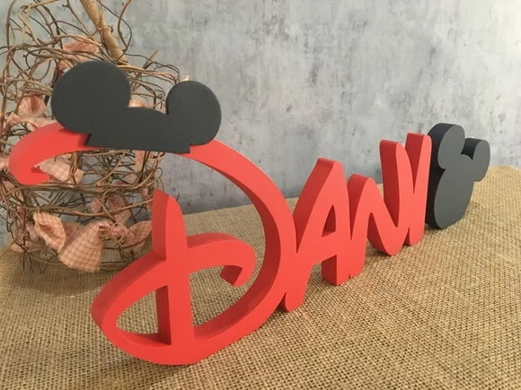 DISNEY - Letras de MDF -Nomes + MICKEY