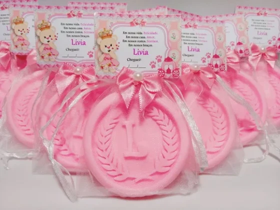 Lembrancinha Maternidade, Sabonete Letra Personalizada