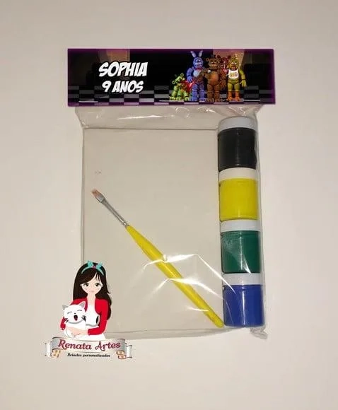 Kit Pintura Personalizado Five Nights At Freddy's