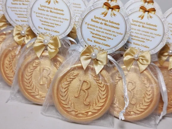 Lembrancinha Personalizada, Sabonete Letra Inicial do Nome