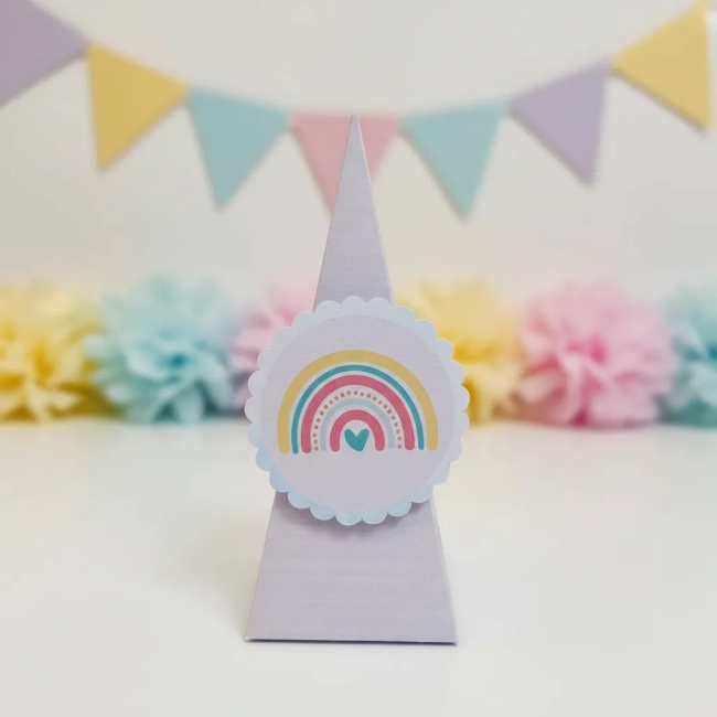 Kit 30 Lembrancinha Arco Iris Boho