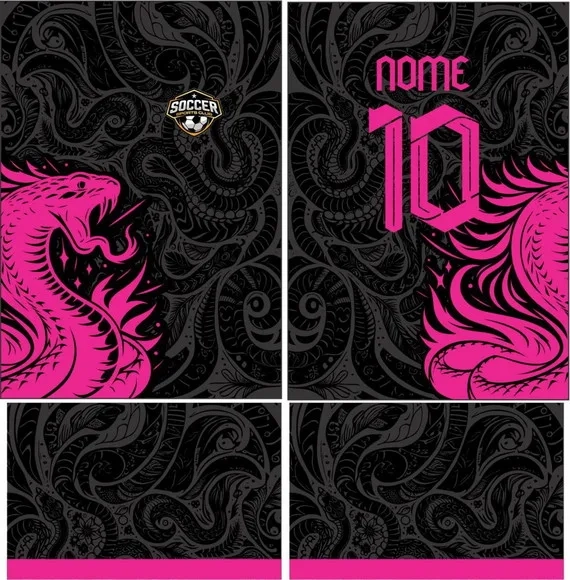 Arte Vetor Camisa Interlasse Serpente Mod-218