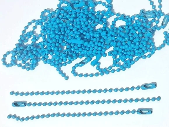 Corrente de Bolinha 10cm Pacote com 15 Unidades
