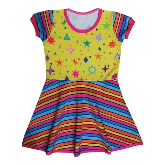 Vestido Infantil Estrelinhas