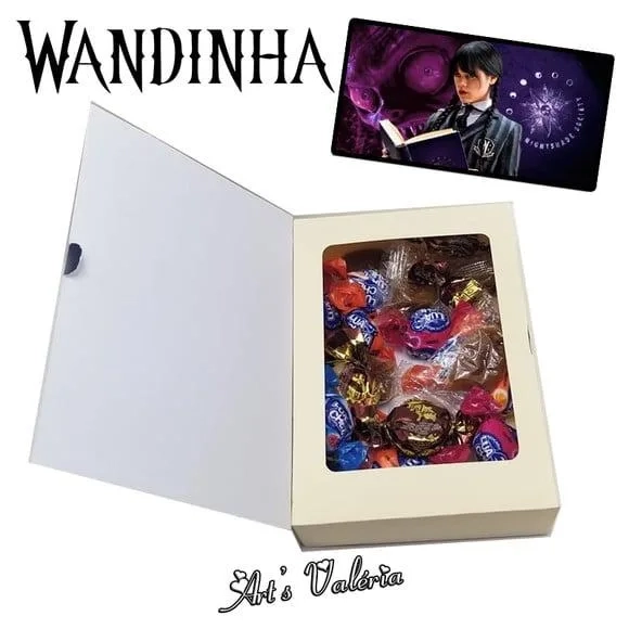 Caixa Livro Nightshade Society - Wandinha Addams