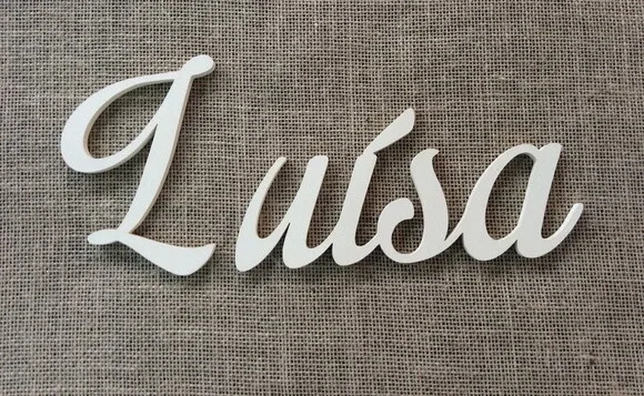 Letras Decorativas Nome De Parede
