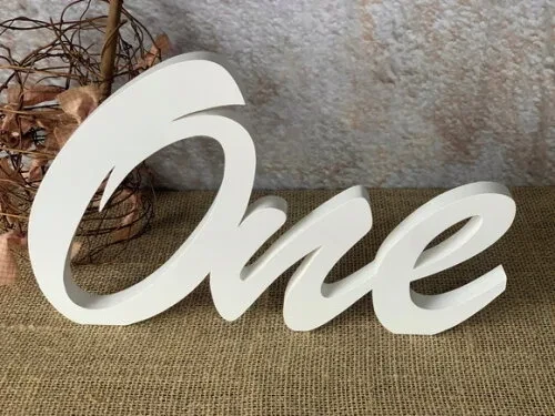 Palavras em mdf - One