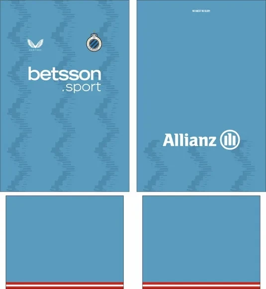 Arte Vetor Camisa Brugge K.v. Tercera 2025-2026