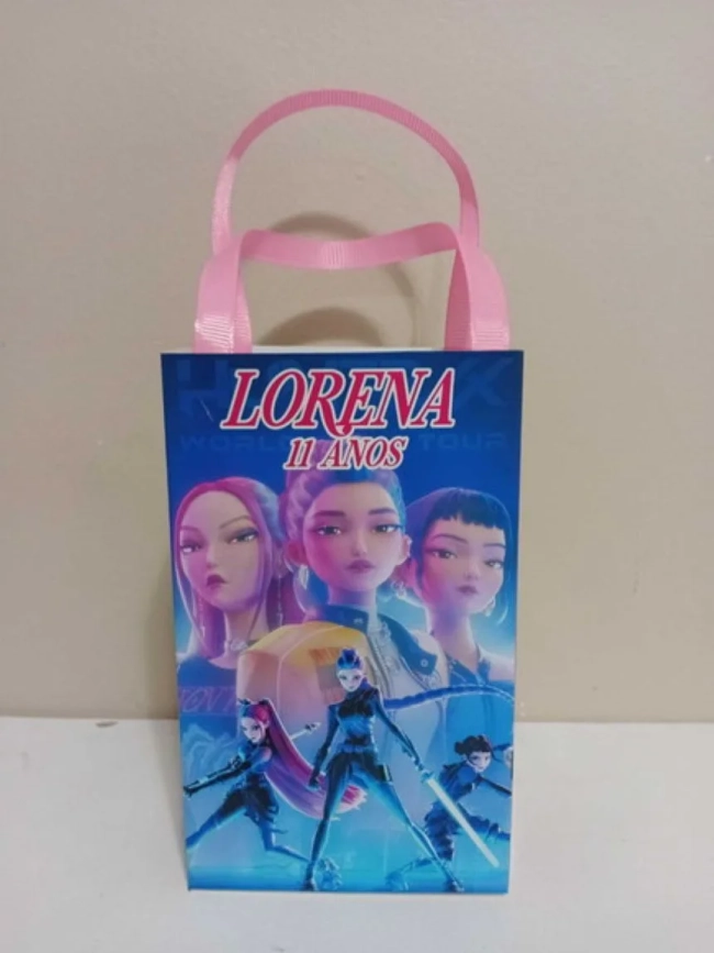 Sacolinhas Personalizadas Guerreiras para Lembrancinhas