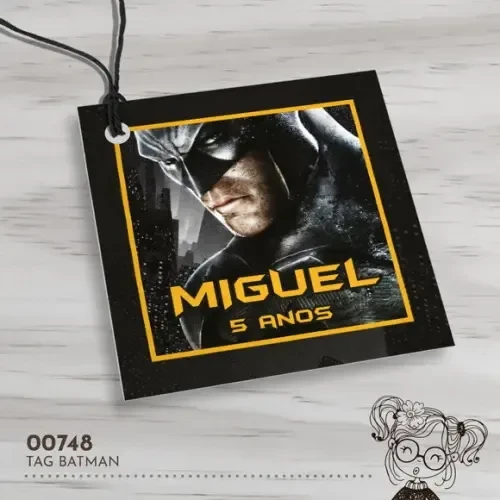 Tag Quadrada Batman - 00748