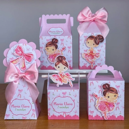 Arquivo Digital Kit Personalizado Balarina 3d