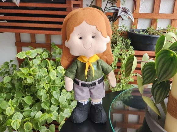 Boneca Escoteira de Feltro * Chamar Chat Antes Compra