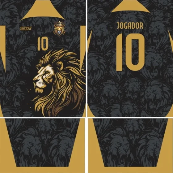 Arte Vetor Camisa Interclasse Leão Mod-262