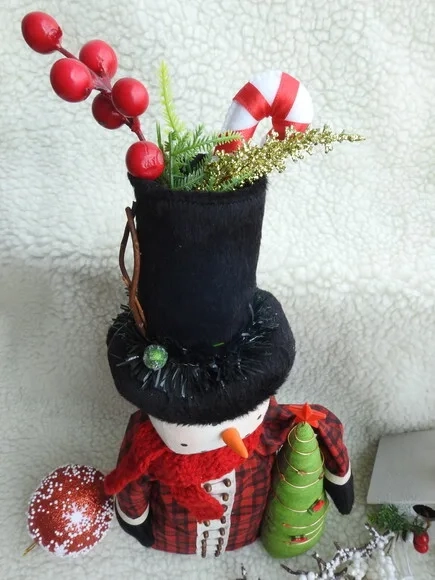 Boneco de Neve com Arvore de Natal - Chamar Chat