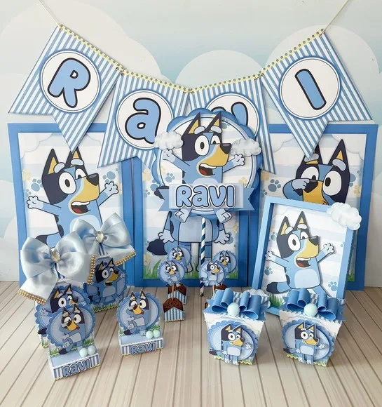Kit 60 Lembrancinhas Bluey