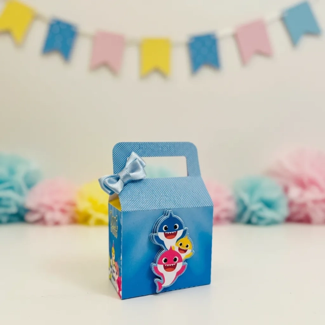Kit Festa Babyshark azul