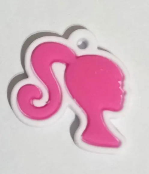Pingente Barbie Emborrachado 2cm - 10 Unidades