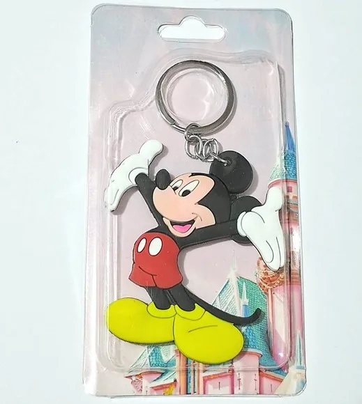 Chaveiro Mickey Frente e Verso Emborrachado 1 Unidade