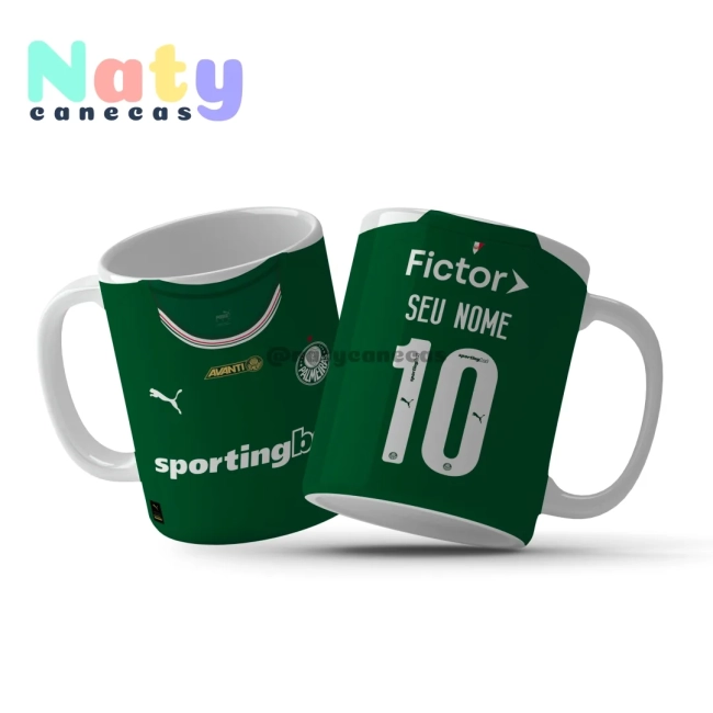 Caneca Personalizada Camisa Palmeiras 2026
