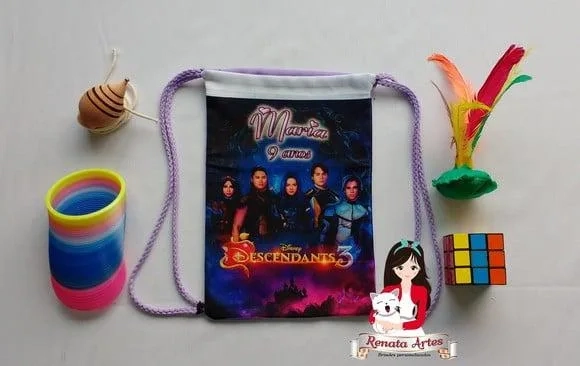 Mochila Brinquedos Retrô Tema Descendentes 3