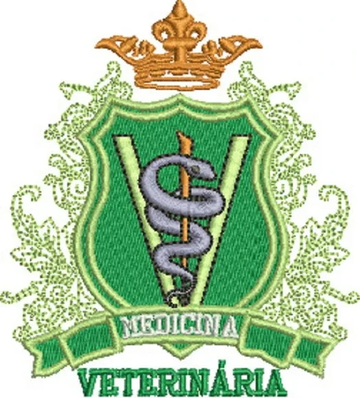 Matriz de Bordado Brasão Medicina Veterinária