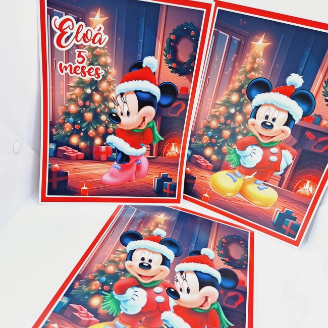Kit Só um Bolinho NATAL DA MINNIE - Decoração de Festa - Caixinhas Personalizadas