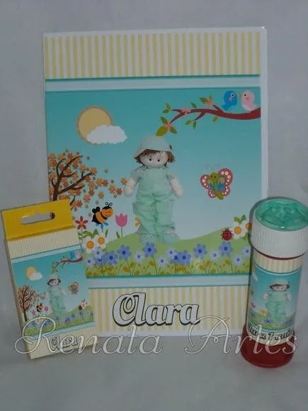 Kit diversão boneca de pano