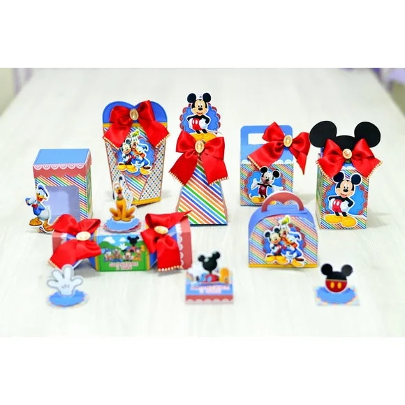 Kit 60 Lembrancinhas - Turma do Mickey