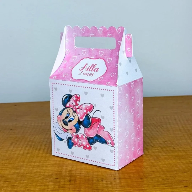 PEGUE E MONTE - Kit Festa MINNIE - Decoração de Festa | Lembrancinhas | Aniversário | Personalizados