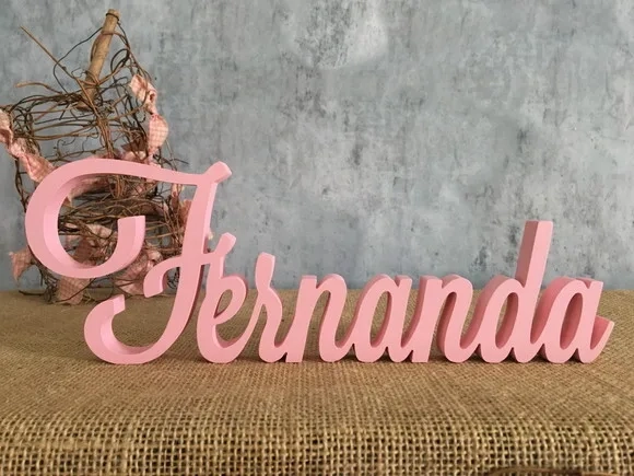 Letras de MDF -Nomes