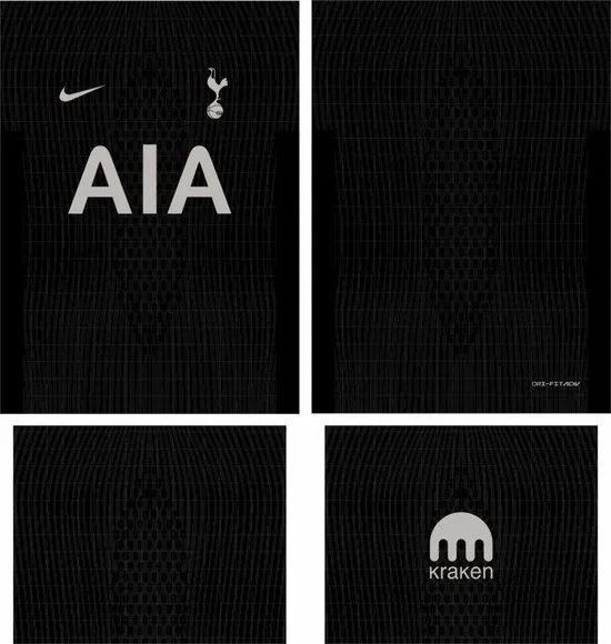 Arte Vetor Camisa Tottenham Visita 2025-2026
