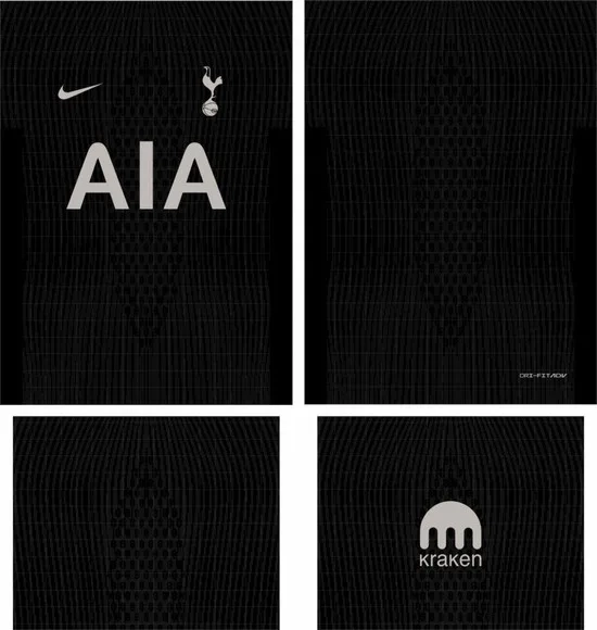 Arte Vetor Camisa Tottenham Visita 2025-2026