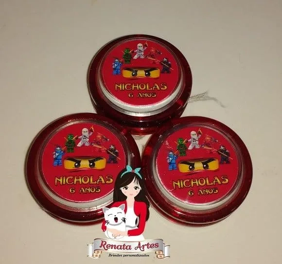Ioiô Personalizado Ninago Vermelho