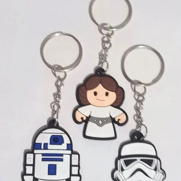 Chaveiro Star Wars Emborrachado Pacote com 35 Unidades