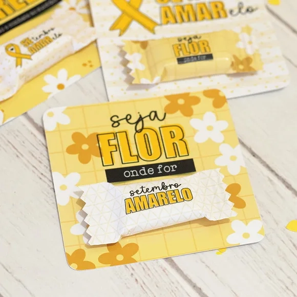 Card com Bala Setembro Amarelo