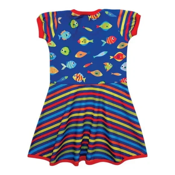 Vestido Infantil Peixinhos