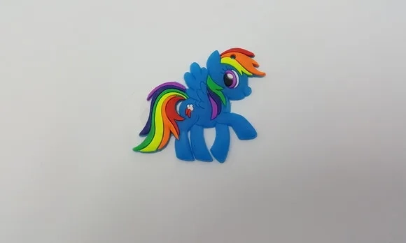 Pingente My Little Ponney Emborrachado de 5cm
