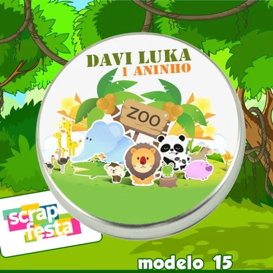 Latinhas 5x1 Festa Safari